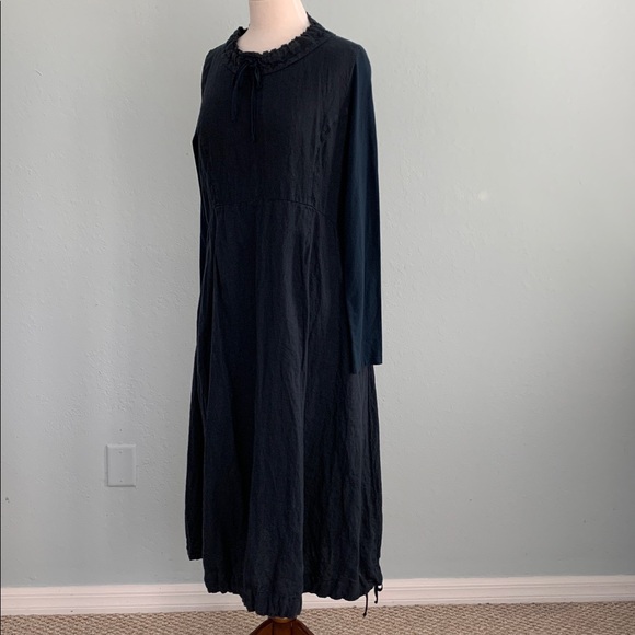 Flax Urban Revere Linen Midi Dress - Picture 5 of 13